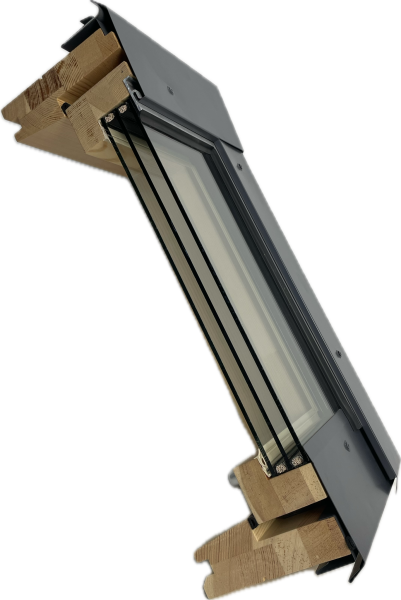 Мансардное окно Werso Комфорт Плюс, 78х140 см дерево, 2-х камерный стеклопакет, триплекс, цвет: дерево, лак