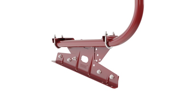 Ограждение кровельное для фальцевой кровли Borge, H=1200 мм, L= 3000 мм RAL 3011