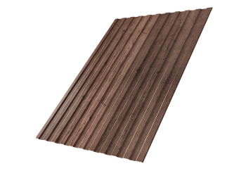 Профилированный лист GL C8 A, 0.45 мм, Print Premium, Almond Wood Fresh