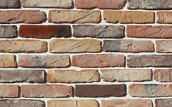 Декоративный камень White Hills Тироль Брик под Кирпич, цвет: 393-90 / микс