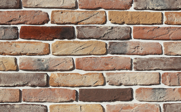 Декоративный камень White Hills Тироль Брик под Кирпич, цвет: 393-90 / микс