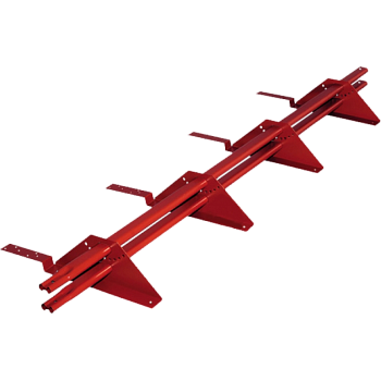 Снегозадержатель для композитной черепицы Roofsystems Prestige 4 опоры, 2 трубы, овал 45х25, L=3000 мм, RAL 3005