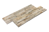 Кварцит, 3D панель из камня, 600х150 мм, Classic Beige Quartz, 8 шт/уп