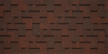 Битумная черепица Tegola Business Unica, Lazio цвет: nocciola 418, 2.86 м² / уп.