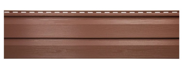 Сайдинг Альта Профиль, Kanada+ премиум, 3660х264 мм., цвет: красно-коричневый