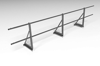 Ограждение кровельное, универсальное Roofsystems Econom, H=600 мм RAL 7016, L=3000 мм