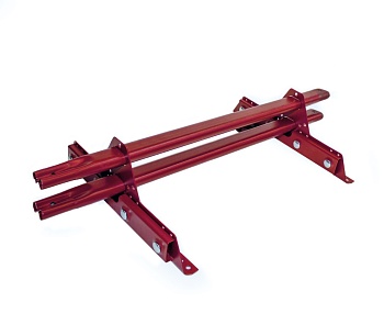 Снегозадержатель для фальцевой кровли Roofsystems Prestige Next фальц 2 опоры, 2 трубы, овал 45х25, L=1200 мм, RAL 3005