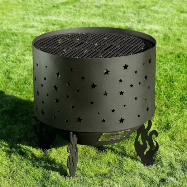 Костровая чаша с коническим дном, Ø1000, Н=700 мм, "Звезды"