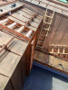 Лестница кровельная маршевая Roofsystems Copper фальц 550, L= 1200 мм медь