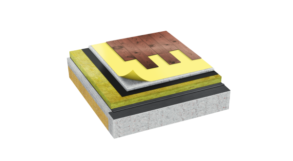 Eurovent DB, пароизоляционная пленка универсальная, 0.2 мм, желтая, 100 м²