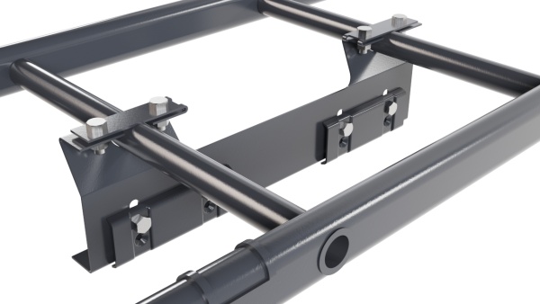 Лестница кровельная Borge, для фальцевой кровли, L=2700 мм RAL 7024