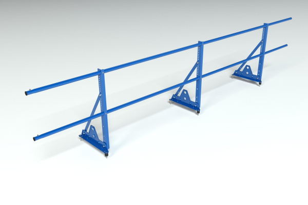 Ограждение кровельное, универсальное Roofsystems Econom Smart, H=600 мм RAL 5005, L=3000 мм