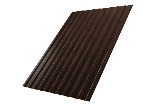 Профилированный лист GL C 8 A, 0.45 мм, Print Premium, Antique Wood TwinColor Профилированный лист GL C 8 A, 0.45 мм, Print Premium, Antique Wood TwinColor