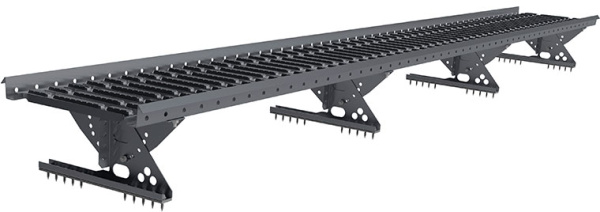 Кровельный мостик для профнастила и гибкой черепицы Orima, KS7, L= 2970 мм RR 750