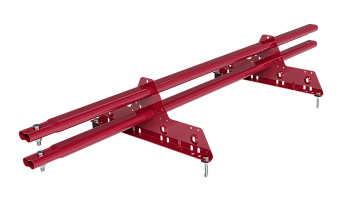 Снегозадержатель универсальный Roofsystems Prestige Next 2 опоры, 2 трубы, овал 45х25, L=1200 мм, RAL 3005