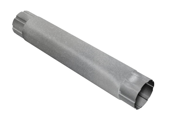 Труба круглая соединительная 1м, Grand Line Ø 90 мм, Zn