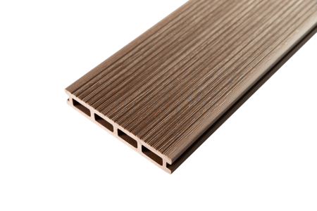 Террасная доска Grand Line 3D Винтаж 150 мм, L= 3000 мм цвет: орех