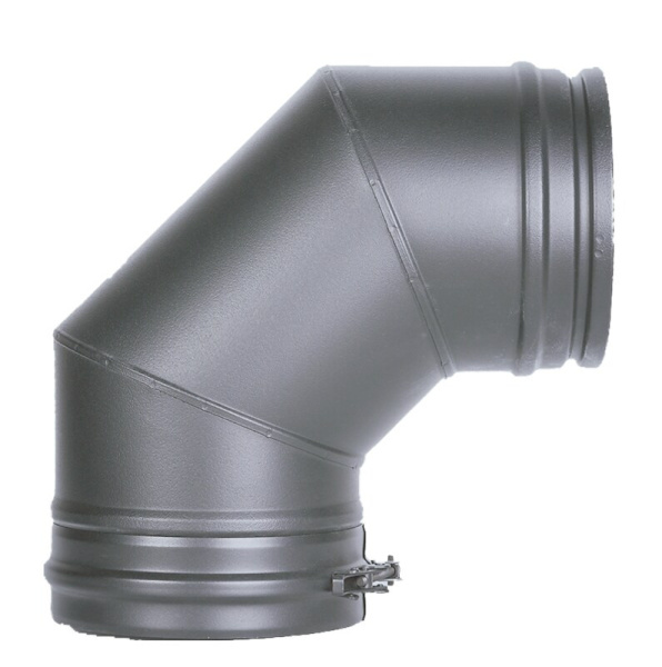 Отвод 90° Schiedel Permeter 25, Ø300/350 мм серый