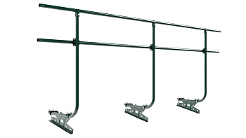 Ограждение кровельное для фальцевой кровли Borge, H=1200 мм, L= 3000 мм RAL 6005