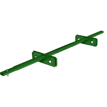 Снегозадержатель для фальцевой кровли Roofsystems Prestige Single фальц 2 опоры, 2 трубы, овал 45х25, L=1200 мм, RAL 6002