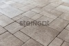 Тротуарная плитка Steingot Бавария 60 мм 140/210/280 х 70/140/210 мм, цвет: травертин