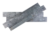 Кварцит, 3D панель из камня, 600х150 мм, Natural Silver Grey