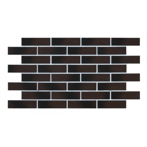 Термопанель рядовая Европа с плиткой Keramin, 1020х600 мм, 100 мм ППС, гладкий, цвет: Амстердам Шейд