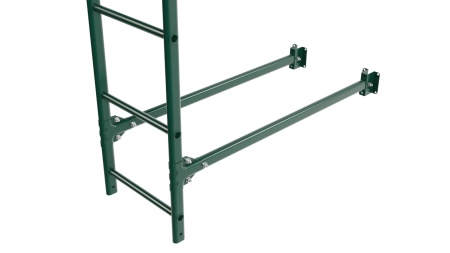 Фасадная лестница Borge, верхняя секция, L=1800 мм RAL 6005