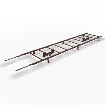 Лестница кровельная Roofsystems Prestige 600 Master фальц , L=3000 мм RAL 8017