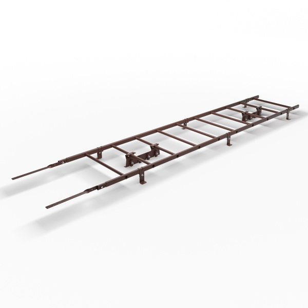 Лестница кровельная Roofsystems Prestige 400 Master фальц , L=3000 мм RAL 8017
