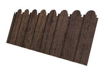 Профилированный лист GL C10 A фигурный, 0.45 мм, Print-Double Elite, Antique Wood Профилированный лист GL C10 A фигурный, 0.45 мм, Print-Double Elite, Antique Wood