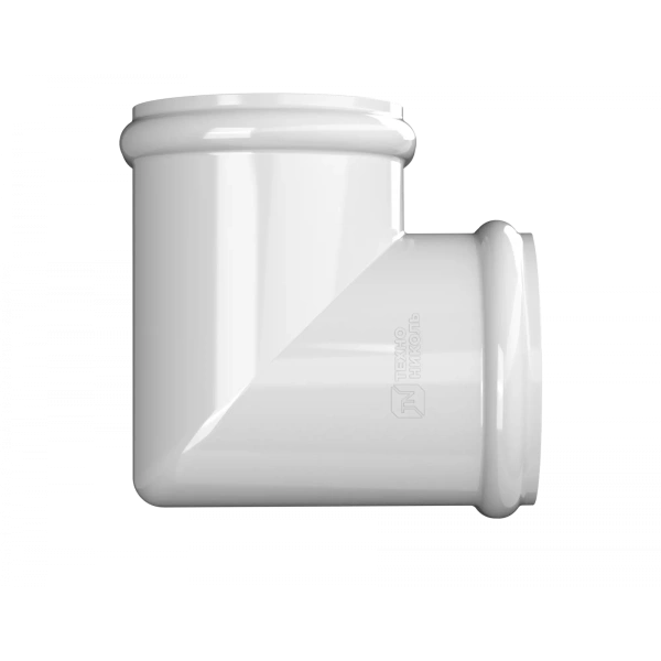 Угол желоба универсальный 90°, Технониколь, оптима Ø 120 мм, цвет: белый