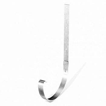 Крюк желоба Ø 150 мм, L= 300 мм цинк, без цвета