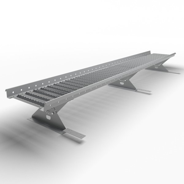 Мостик кровельный для композитной черепицы Roofsystems Prestige композит, L=2450 мм RAL 7004