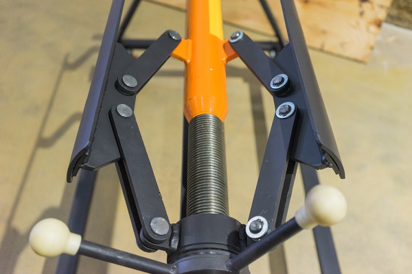 Разматыватель рулонного металла Stalex РСЦ-1250 мобильный