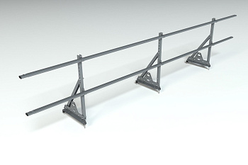 Ограждение кровельное, универсальное Roofsystems Elite Smart, H=600 мм RAL 7024, L=3000 мм