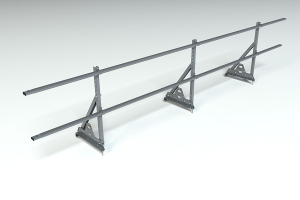 Ограждение кровельное, универсальное Roofsystems Elite Smart, H=600 мм RAL 7024, L=3000 мм