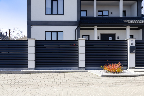 Ламель для забора жалюзи, Milan, 0.45 мм, Drap TX, RAL 9005