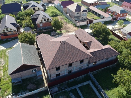 Битумная черепица, Docke, Premium, Цюрих цвет: кофе, 3.1 м² / уп.