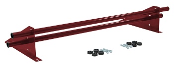 Снегозадержатель трубчатый, универсальный Optima, L=1000 мм, 2 опоры, 2 трубы, круг Ø25 мм RAL 3011