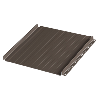 Фальцевая панель Aquaclick, Силуэт 8, с подгибом 0.5 мм, Rooftop Бархат 180 г/м², RR 32