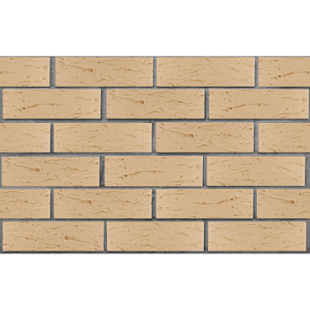 Кирпич облицовочный керамический ЛСР, 1НФ пустотелый, цвет: бежевый, рустик, М175, 250х120х65 мм