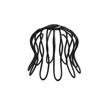 Паук, сетка воронки Aquasystem Премиум Ø150/100 мм, PU Matt, RAL 9005