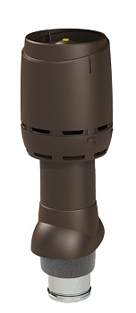 FLOW-вентиляционный выход Vilpe, 125/ ИЗ/ 500 мм коричневый