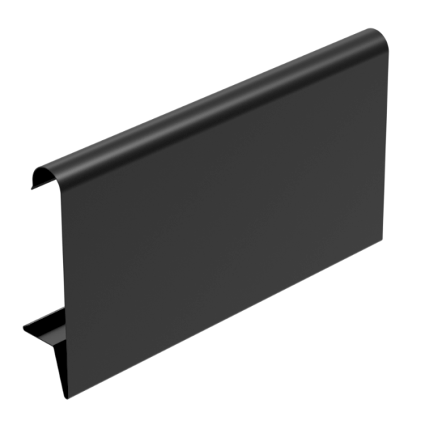 Лицевая планка желоба, Galeco HIDDEN Ø125/70 х 80 мм, RAL 9005