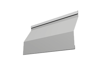 Ламель для забора жалюзи, Milan Slim 0.45 мм, Drap TX, RAL 7047