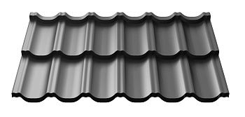 Модульная металлочерепица Ruukki Finnera 0.5 мм, GreenCoat Crown BT, RR 2H3