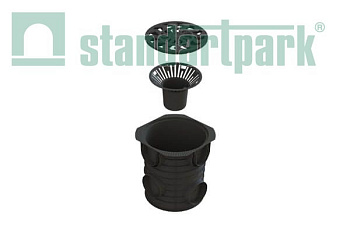 Дождесборник S’park, PolyMax, круглый с решеткой пластиковой кл. А, арт: 083720-1
