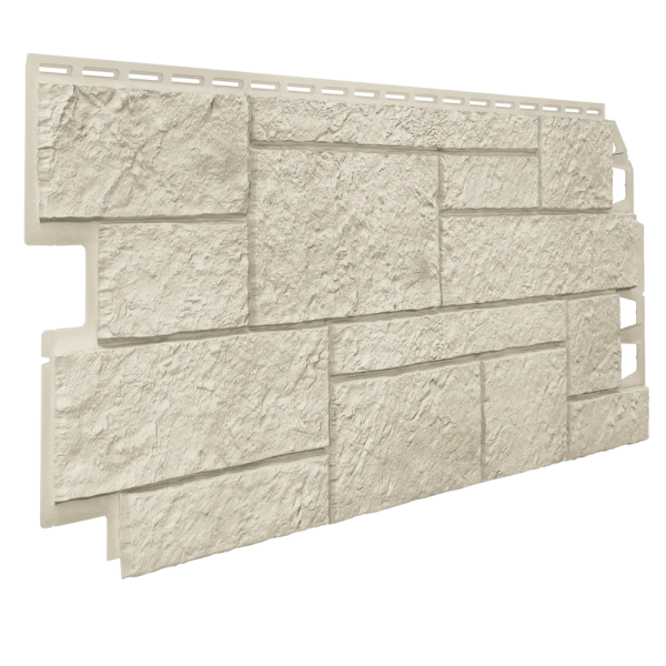 Фасадные панели Технониколь Оптима, Песчанник, 1128 х 441 мм цвет: слоновая кость