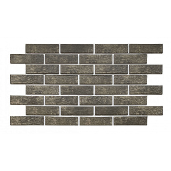 Термопанель рядовая Европа с плиткой Keramin, 1020х600 мм, 80 мм ППС, гладкий, цвет: Теннесси 2т